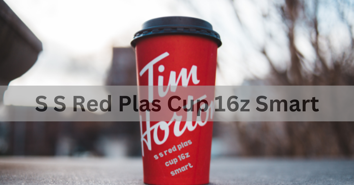 S S Red Plas Cup 16z Smart